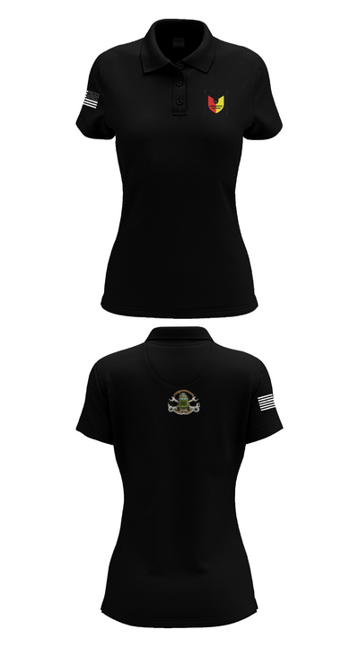 9th Comm Service company 88104614 Women's Short Sleeve Performance Polo  - 35