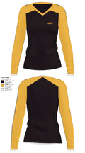Stafford Middle School 64252952 Women's Long Sleeve V-neck Shirt - 28