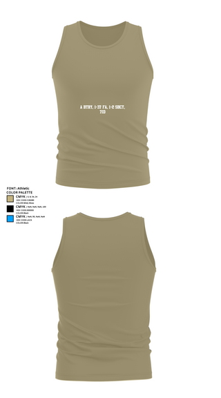 Tank Top, A BTRy, 1-37 FA, 1-2 SBCT, 7ID, , Teamtime, Team time, sublimation, custom sports apparel, team uniforms, spirit wear, spiritwear, sports uniforms, custom shirts, team store, custom team store, fundraiser sports, apparel fundraiser