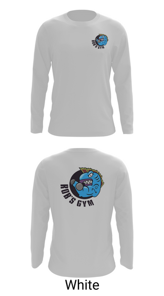 Long Sleeve Performance Shirt, Robs Gym, Wrestling, Teamtime, Team time, sublimation, custom sports apparel, team uniforms, spirit wear, spiritwear, sports uniforms, custom shirts, team store, custom team store, fundraiser sports, apparel fundraiser