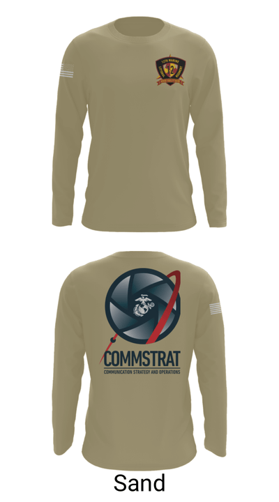 12th MLR COMMSTRAT 81672538 Long Sleeve Performance Shirt - 86