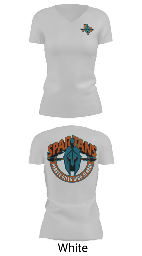 Women's Short Sleeve Vneck Shirt, Spartans, Women's Basketball, Teamtime, Team time, sublimation, custom sports apparel, team uniforms, spirit wear, spiritwear, sports uniforms, custom shirts, team store, custom team store, fundraiser sports, apparel fundraiser