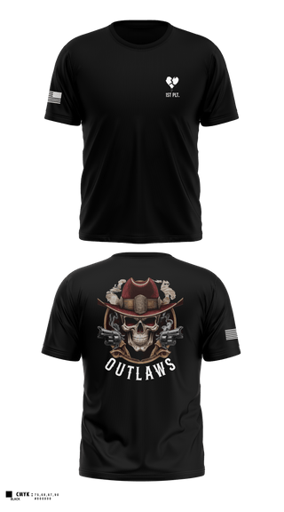 Short Sleeve Performance Shirt, Outlaw Platoon, , Teamtime, Team time, sublimation, custom sports apparel, team uniforms, spirit wear, spiritwear, sports uniforms, custom shirts, team store, custom team store, fundraiser sports, apparel fundraiser