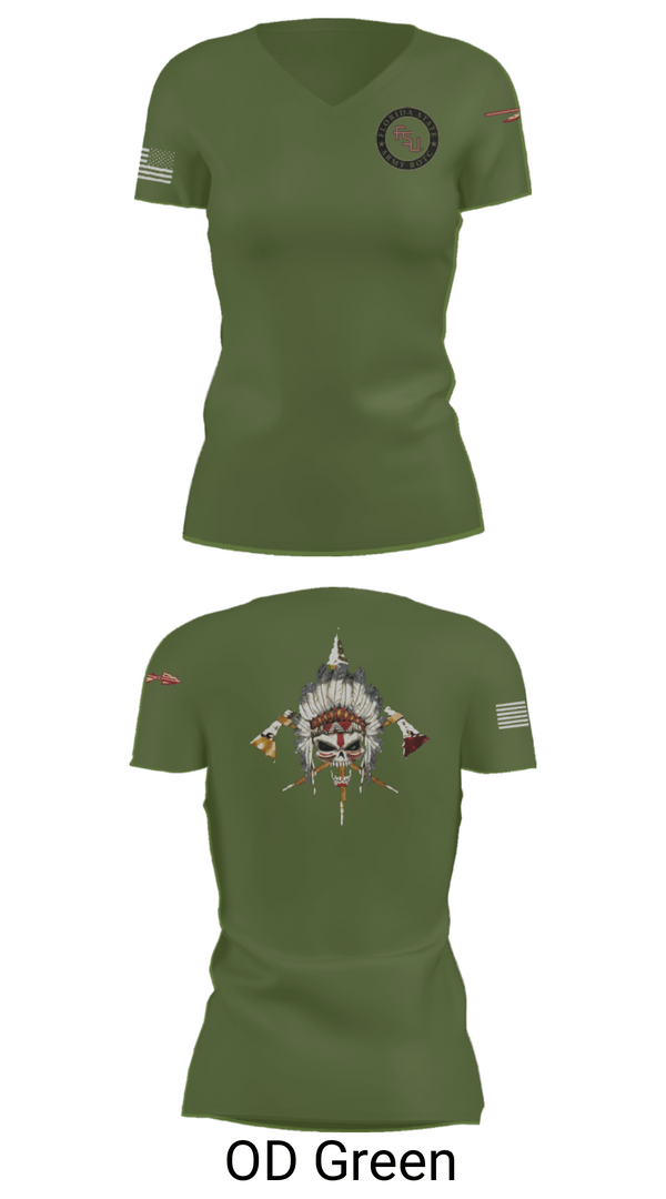 Women's Short Sleeve Vneck Shirt, Seminole Battalion, Army, Teamtime, Team time, sublimation, custom sports apparel, team uniforms, spirit wear, spiritwear, sports uniforms, custom shirts, team store, custom team store, fundraiser sports, apparel fundraiser