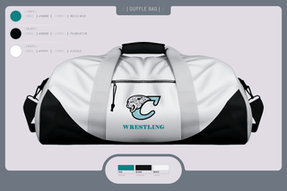 Duffle Bag, Century Wrestling Club, Wrestling, Teamtime, Team time, sublimation, custom sports apparel, team uniforms, spirit wear, spiritwear, sports uniforms, custom shirts, team store, custom team store, fundraiser sports, apparel fundraiser
