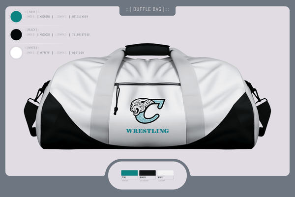 Duffle Bag, Century Wrestling Club, Wrestling, Teamtime, Team time, sublimation, custom sports apparel, team uniforms, spirit wear, spiritwear, sports uniforms, custom shirts, team store, custom team store, fundraiser sports, apparel fundraiser