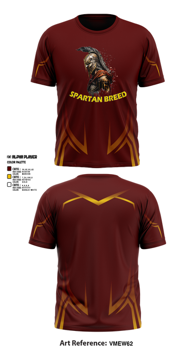 West Tampa spartans 17647688 Short Sleeve Performance Shirt - 2