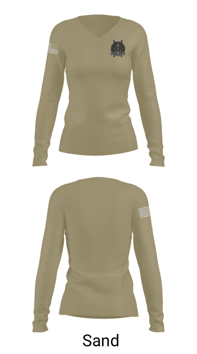 DTO 23496307 Women's Long Sleeve V-neck Shirt - 97