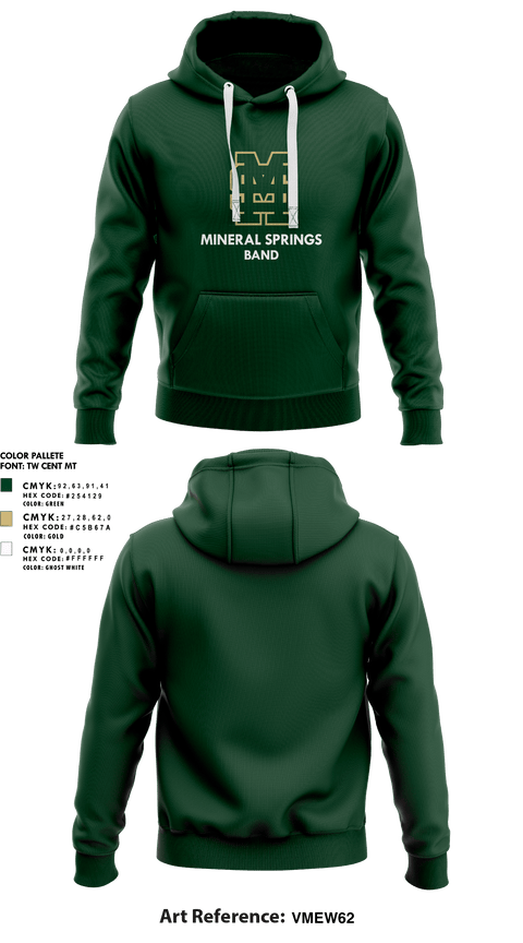 Hoodie, Mineral Springs High School Band, Spirit Store, Teamtime, Team time, sublimation, custom sports apparel, team uniforms, spirit wear, spiritwear, sports uniforms, custom shirts, team store, custom team store, fundraiser sports, apparel fundraiser