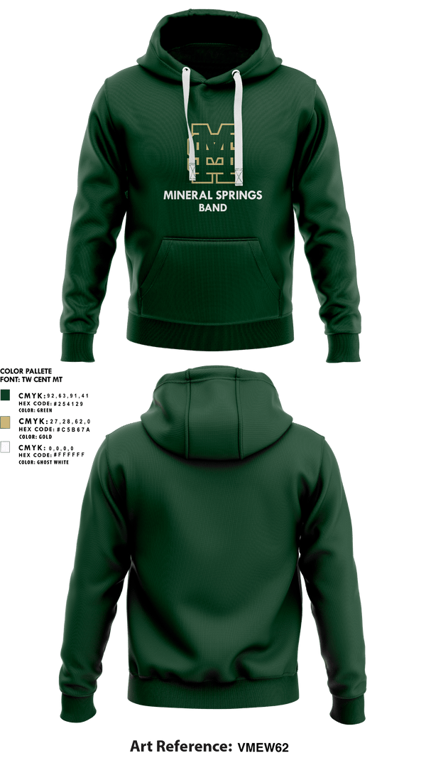 Hoodie, Mineral Springs High School Band, Spirit Store, Teamtime, Team time, sublimation, custom sports apparel, team uniforms, spirit wear, spiritwear, sports uniforms, custom shirts, team store, custom team store, fundraiser sports, apparel fundraiser