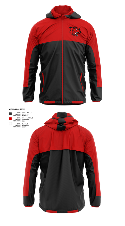 Kirbyville High School Basketball 90960031 Windbreaker - 1