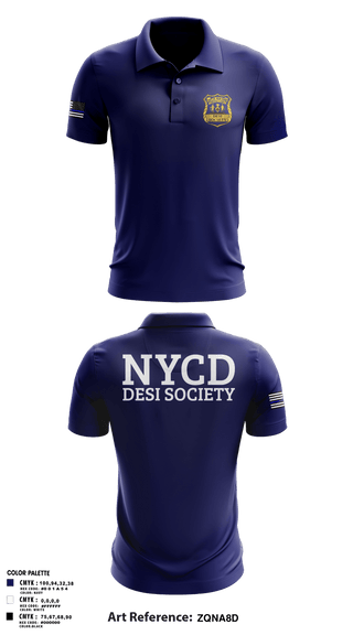 Short Sleeve Performance Polo, NYCD DESI SOCIETY, Police, Teamtime, Team time, sublimation, custom sports apparel, team uniforms, spirit wear, spiritwear, sports uniforms, custom shirts, team store, custom team store, fundraiser sports, apparel fundraiser