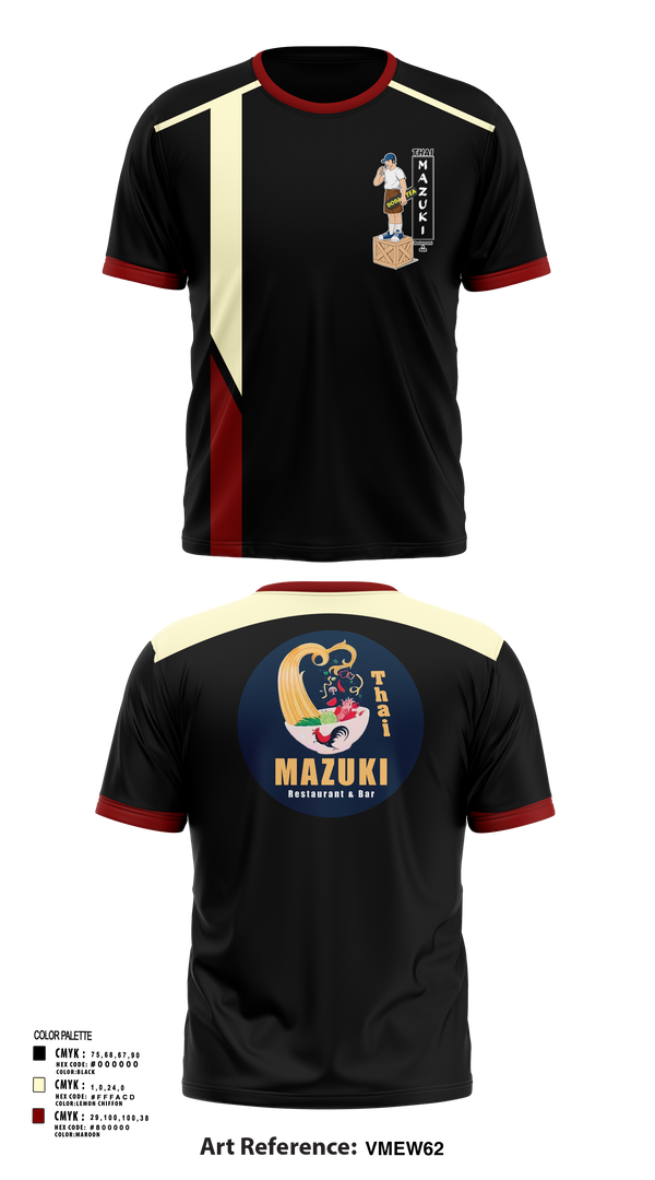 Short Sleeve Performance Shirt, Thai Mazuki, , Teamtime, Team time, sublimation, custom sports apparel, team uniforms, spirit wear, spiritwear, sports uniforms, custom shirts, team store, custom team store, fundraiser sports, apparel fundraiser