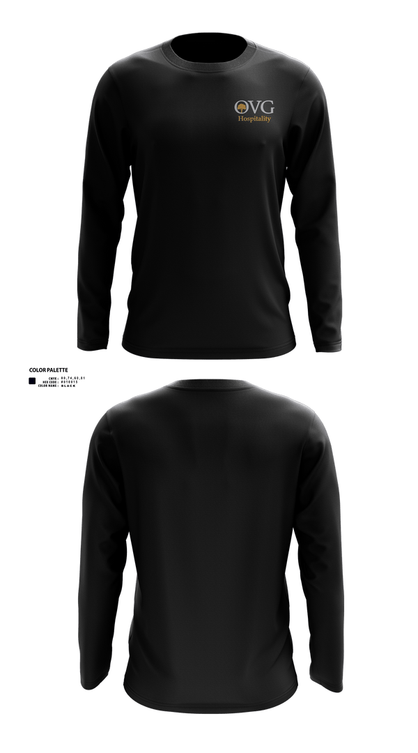 Long Sleeve Performance Shirt, OVG Hospitality, , Teamtime, Team time, sublimation, custom sports apparel, team uniforms, spirit wear, spiritwear, sports uniforms, custom shirts, team store, custom team store, fundraiser sports, apparel fundraiser