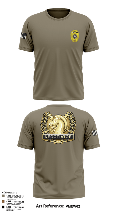 HCSO CNT 41668250 Short Sleeve Performance Shirt - 1