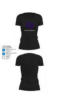Elgin High School Volleyball 88554303 Women's Short Sleeve V-neck Shirt - 37