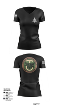SRT 79879936 Women's Short Sleeve V-neck Shirt - 105