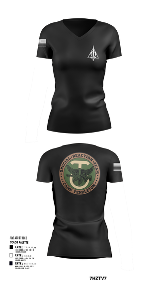 Womens Short Sleeve Vneck Shirt, SRT, Marines, Teamtime, Team time, sublimation, custom sports apparel, team uniforms, spirit wear, spiritwear, sports uniforms, custom shirts, team store, custom team store, fundraiser sports, apparel fundraiser