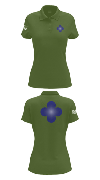 Womens Short Sleeve Performance Polo, 338th Army Band, Army, Teamtime, Team time, sublimation, custom sports apparel, team uniforms, spirit wear, spiritwear, sports uniforms, custom shirts, team store, custom team store, fundraiser sports, apparel fundraiser