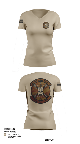 Womens Short Sleeve Vneck Shirt, 4th Logistics Readiness Unit, Air Force, Teamtime, Team time, sublimation, custom sports apparel, team uniforms, spirit wear, spiritwear, sports uniforms, custom shirts, team store, custom team store, fundraiser sports, apparel fundraiser