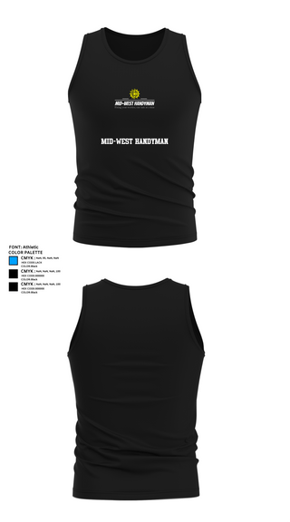 Tank Top, Mid-West Handyman, , Teamtime, Team time, sublimation, custom sports apparel, team uniforms, spirit wear, spiritwear, sports uniforms, custom shirts, team store, custom team store, fundraiser sports, apparel fundraiser