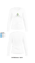 Crabtree Plumbing & Piping 20827864 Women's Long Sleeve V-neck Shirt - 15