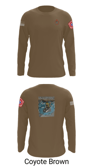 Long Sleeve Performance Shirt, 34th DSB, Army, Teamtime, Team time, sublimation, custom sports apparel, team uniforms, spirit wear, spiritwear, sports uniforms, custom shirts, team store, custom team store, fundraiser sports, apparel fundraiser