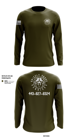Long Sleeve Performance Shirt, Grizzly Grade Services, , Teamtime, Team time, sublimation, custom sports apparel, team uniforms, spirit wear, spiritwear, sports uniforms, custom shirts, team store, custom team store, fundraiser sports, apparel fundraiser