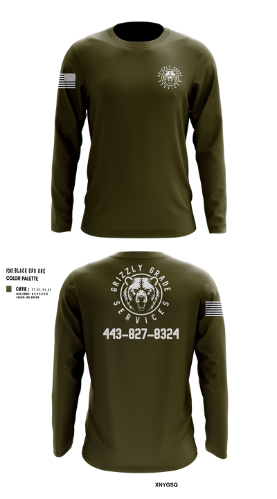 Grizzly Grade Services 54840048 Long Sleeve Performance Shirt 1