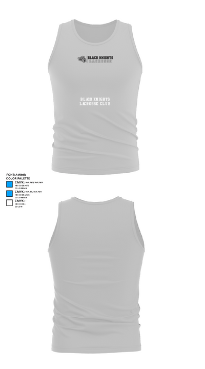 Black Knights Lacrosse Club 76626812 Tank Top - 13