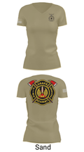 435th CTS 2997096 Women's Short Sleeve V-neck Shirt - 88