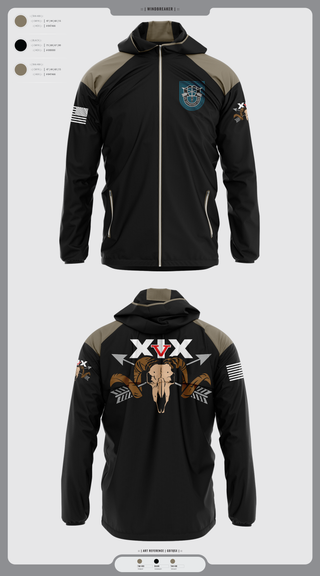 Windbreaker, 5/19th SFG, National Guard, Teamtime, Team time, sublimation, custom sports apparel, team uniforms, spirit wear, spiritwear, sports uniforms, custom shirts, team store, custom team store, fundraiser sports, apparel fundraiser