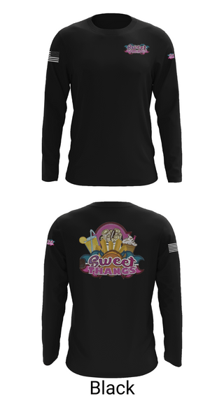 Long Sleeve Performance Shirt, Sweet Thangs, , Teamtime, Team time, sublimation, custom sports apparel, team uniforms, spirit wear, spiritwear, sports uniforms, custom shirts, team store, custom team store, fundraiser sports, apparel fundraiser