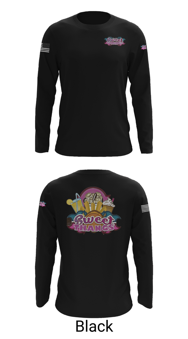 Long Sleeve Performance Shirt, Sweet Thangs, , Teamtime, Team time, sublimation, custom sports apparel, team uniforms, spirit wear, spiritwear, sports uniforms, custom shirts, team store, custom team store, fundraiser sports, apparel fundraiser
