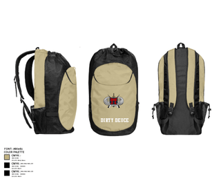 Gear Bag, Dirty Deuce, , Teamtime, Team time, sublimation, custom sports apparel, team uniforms, spirit wear, spiritwear, sports uniforms, custom shirts, team store, custom team store, fundraiser sports, apparel fundraiser