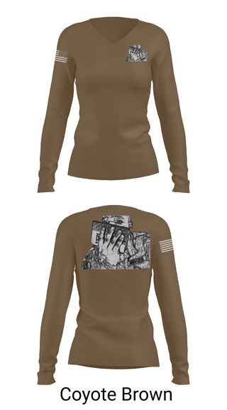 Womens Long Sleeve Vneck Shirt, 29th MP CO., Fire Department, Teamtime, Team time, sublimation, custom sports apparel, team uniforms, spirit wear, spiritwear, sports uniforms, custom shirts, team store, custom team store, fundraiser sports, apparel fundraiser