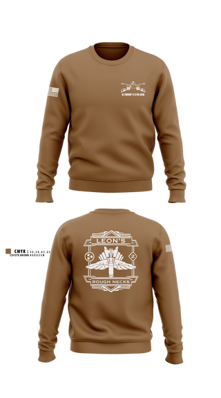 Crew Neck Sweatshirt, Q TROOP 2/278 ACR, National Guard, Teamtime, Team time, sublimation, custom sports apparel, team uniforms, spirit wear, spiritwear, sports uniforms, custom shirts, team store, custom team store, fundraiser sports, apparel fundraiser