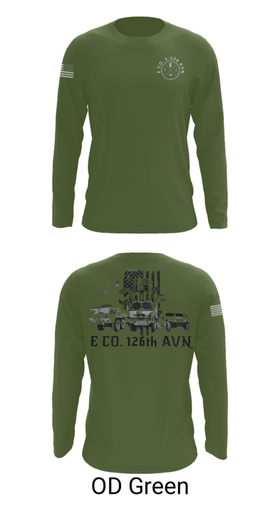 B Co. 1-126AVN 81837658 Long Sleeve Performance Shirt - 46