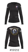 USAG Fort Hunter Liggett 63264859 Women's Long Sleeve V-neck Shirt - 7