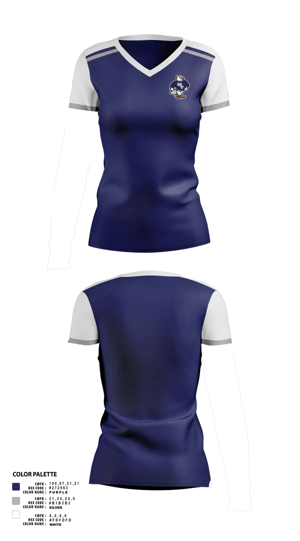 Womens Short Sleeve Vneck Shirt, Mountain Valley Falcons Field Hockey, Field Hockey, Teamtime, Team time, sublimation, custom sports apparel, team uniforms, spirit wear, spiritwear, sports uniforms, custom shirts, team store, custom team store, fundraiser sports, apparel fundraiser