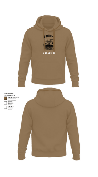 Hoodie, C MED 141, National Guard, Teamtime, Team time, sublimation, custom sports apparel, team uniforms, spirit wear, spiritwear, sports uniforms, custom shirts, team store, custom team store, fundraiser sports, apparel fundraiser