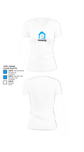 Investy 11461378 Women's Short Sleeve V-neck Shirt - 18