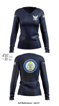 TRIDENT TRAINING FACILITY 43639143 Women's Long Sleeve V-neck Shirt - 1