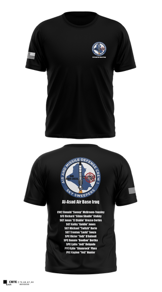 Short Sleeve Performance Shirt, Bravo Battery, 4th Battalion, 3rd Air Defense Artillery Regiment, Army, Teamtime, Team time, sublimation, custom sports apparel, team uniforms, spirit wear, spiritwear, sports uniforms, custom shirts, team store, custom team store, fundraiser sports, apparel fundraiser