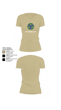 278th Armored Cavalry 65599627 Women's Short Sleeve V-neck Shirt - 84