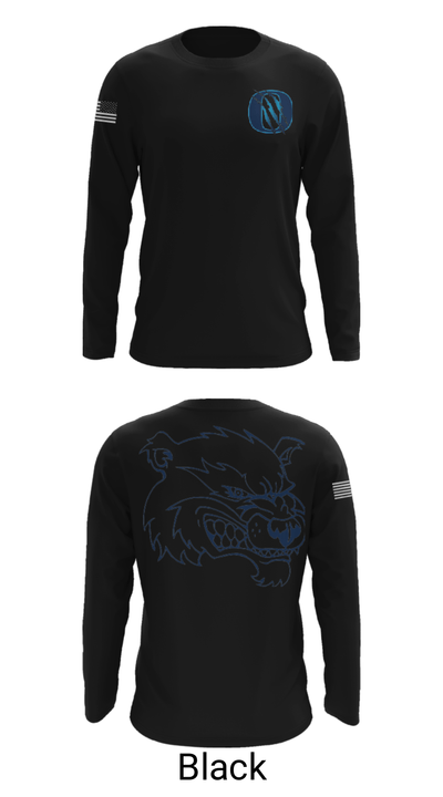 Oxford Pop Warner Football And Cheer 96398597 Long Sleeve Performance Shirt - 26