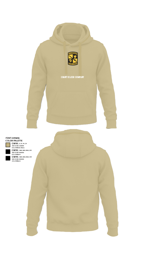 Hoodie, Chanticleer company, Army, Teamtime, Team time, sublimation, custom sports apparel, team uniforms, spirit wear, spiritwear, sports uniforms, custom shirts, team store, custom team store, fundraiser sports, apparel fundraiser