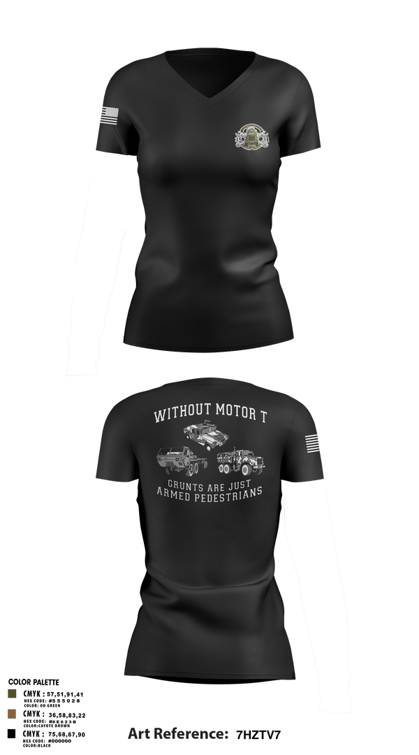 Women's Short Sleeve Vneck Shirt, Storm Breaker’s, Marines, Teamtime, Team time, sublimation, custom sports apparel, team uniforms, spirit wear, spiritwear, sports uniforms, custom shirts, team store, custom team store, fundraiser sports, apparel fundraiser