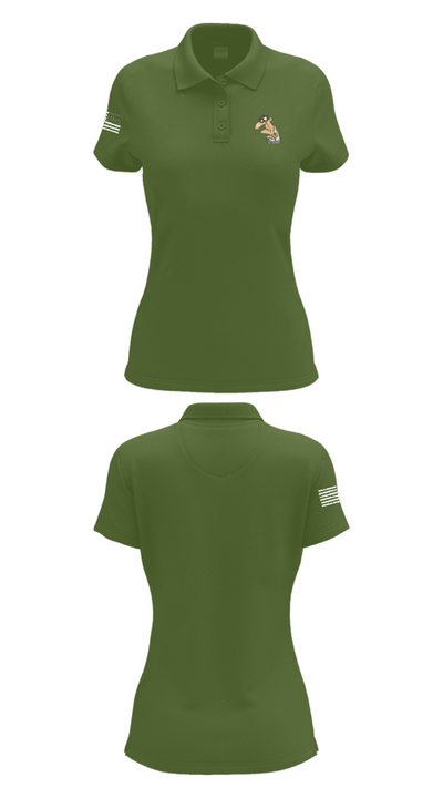 GrumpyOLVets 73193400 Women's Short Sleeve Performance Polo  - 55
