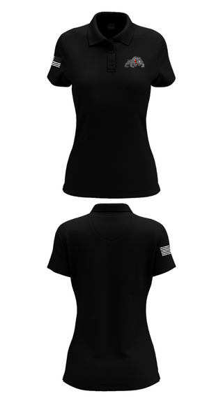 Womens Short Sleeve Performance Polo, Bucklin R-2 High School Cheer, Cheer, Teamtime, Team time, sublimation, custom sports apparel, team uniforms, spirit wear, spiritwear, sports uniforms, custom shirts, team store, custom team store, fundraiser sports, apparel fundraiser